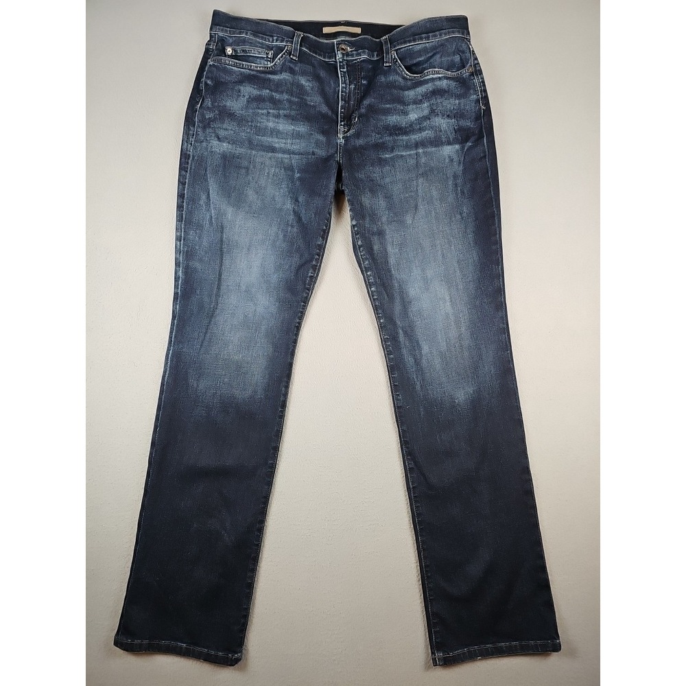 Joe's Jeans Men's Size 40x33 Blue Dark Wash Brixton Straight Narrow Denim Jeans
